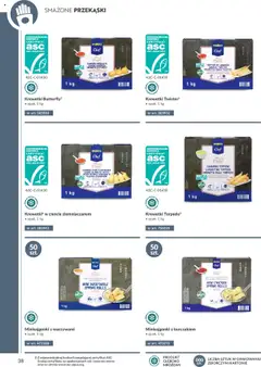 Pogląd oferty "Krewetki Butterfly¹, Krewetki Butterfly, opak. 1 kg" - ważna od 29.05.2025 | Strona: 38 | Produkty: Krewetki, Krewetki białe