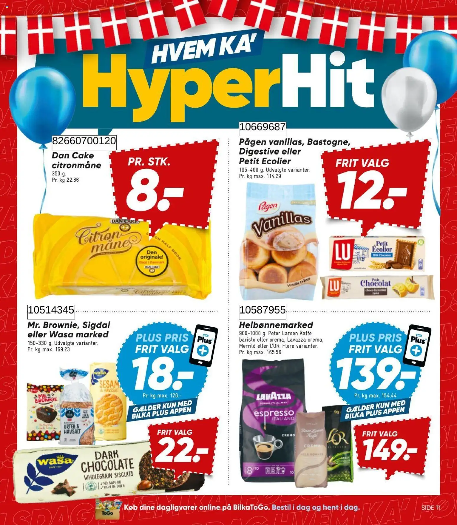 Bilka tilbudsavis – gyldig fra 21/08/2026 | Side: 11 | Produkter: Dagligvarer, Creme, Kaffe, Citronmåne