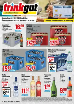 Trinkgut Prospekt Neuötting ab 26.10.2026 gültig