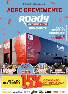 Pré-visualização Roady folheto Benavente válido de 24/10/2026