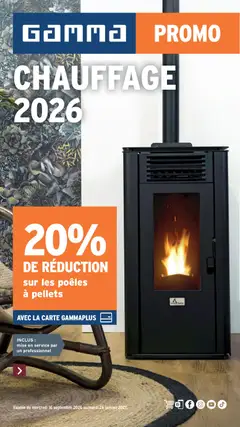 GAMMA - Chauffage - Voorbeeld van een folder van GAMMA, geldig van 16/09/2026