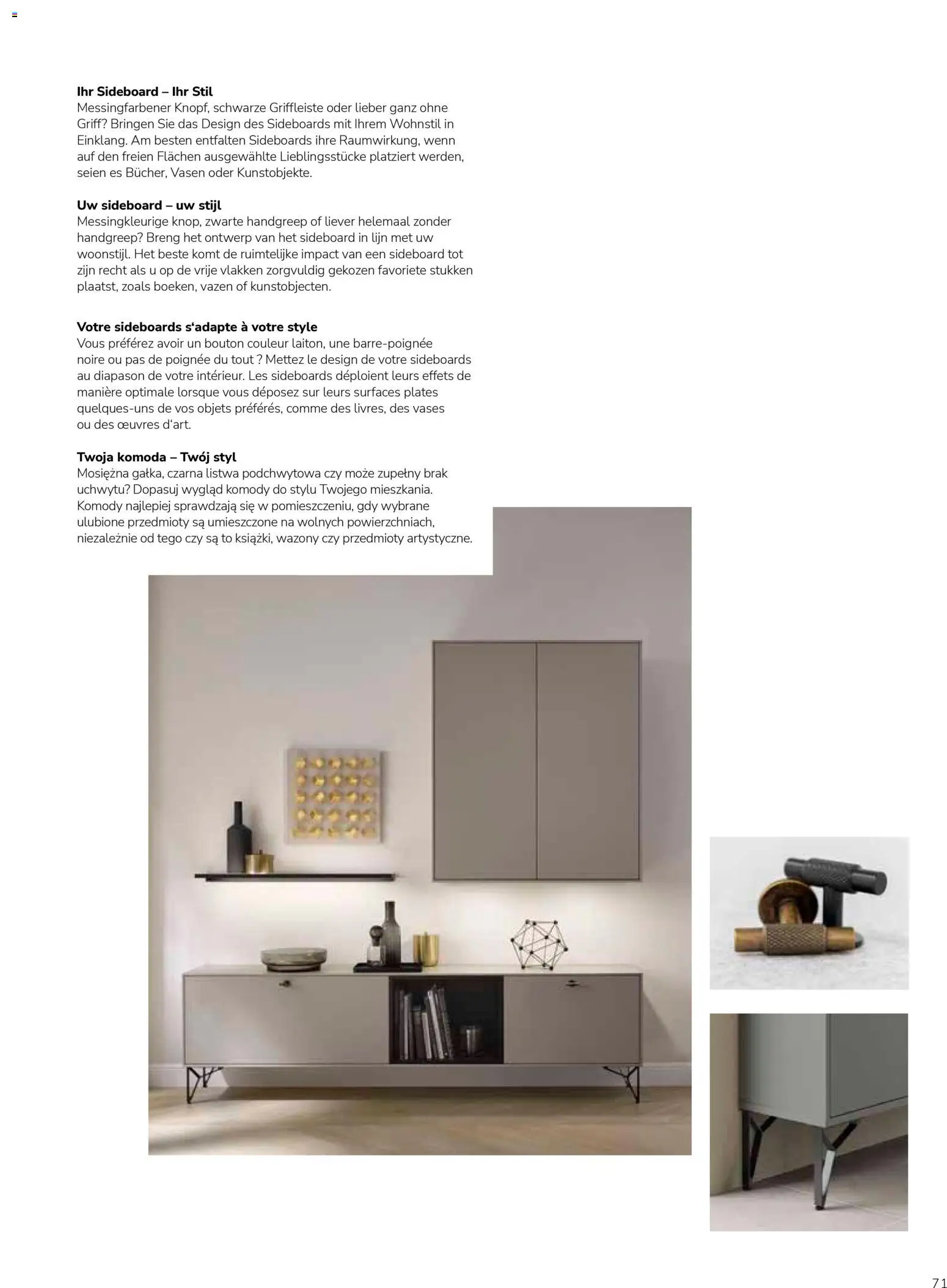 Ostermann Impressa Küchenprospekt 2026 – gültig ab 01.01.2026 | Seite: 73 | Produkte: Sideboard, Met