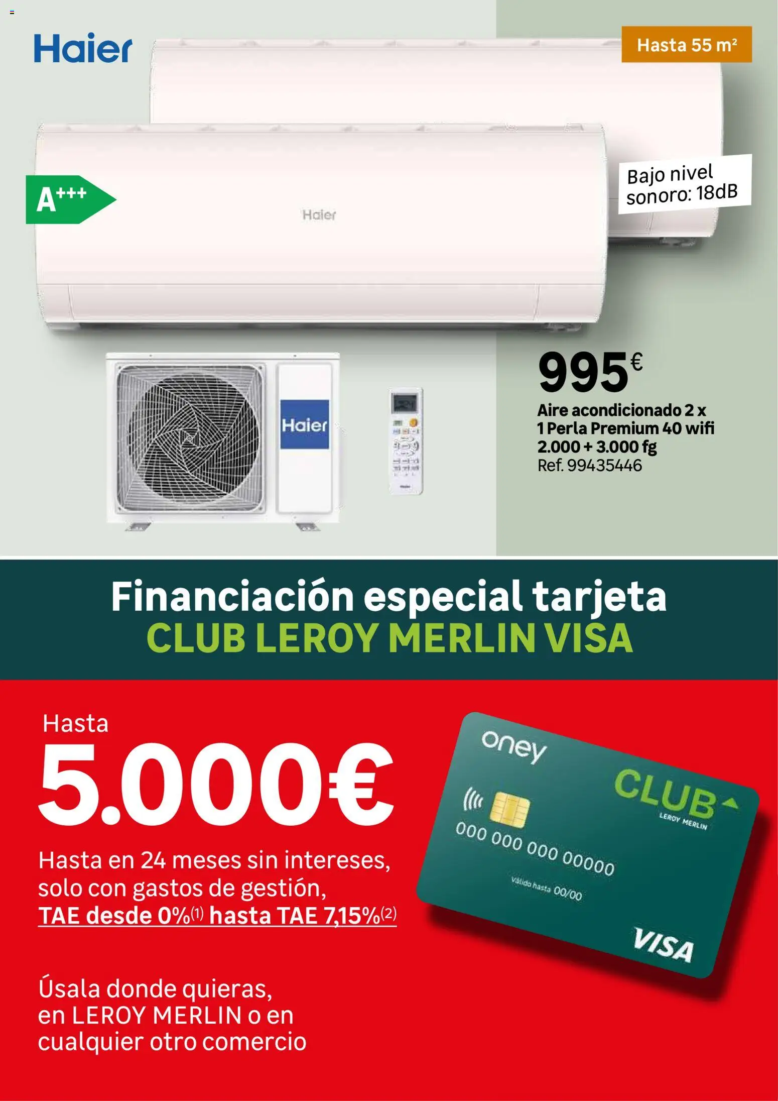 Leroy Merlin Calor en casa y mucho ahorro │ válido desde el 20/10/2026 | Página: 150 | Productos: Aire acondicionado