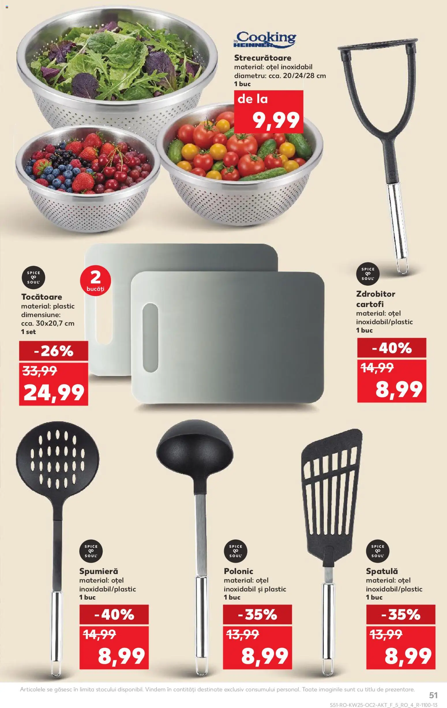 Noul catalog Kaufland – valabil de la 17.06.2026 | Pagină: 51 | Produse: Su sebili, Cartofi