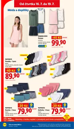 Náhled letáku PEPPERTS Ponožky - 7 párů, balení materiál: bavlna, polyamid, elastan 27/30-39/42 od 16.07.2026 | Strana: 38 | Produkty: Kalhotky, Ponožky, Pyžamo, Boxerky