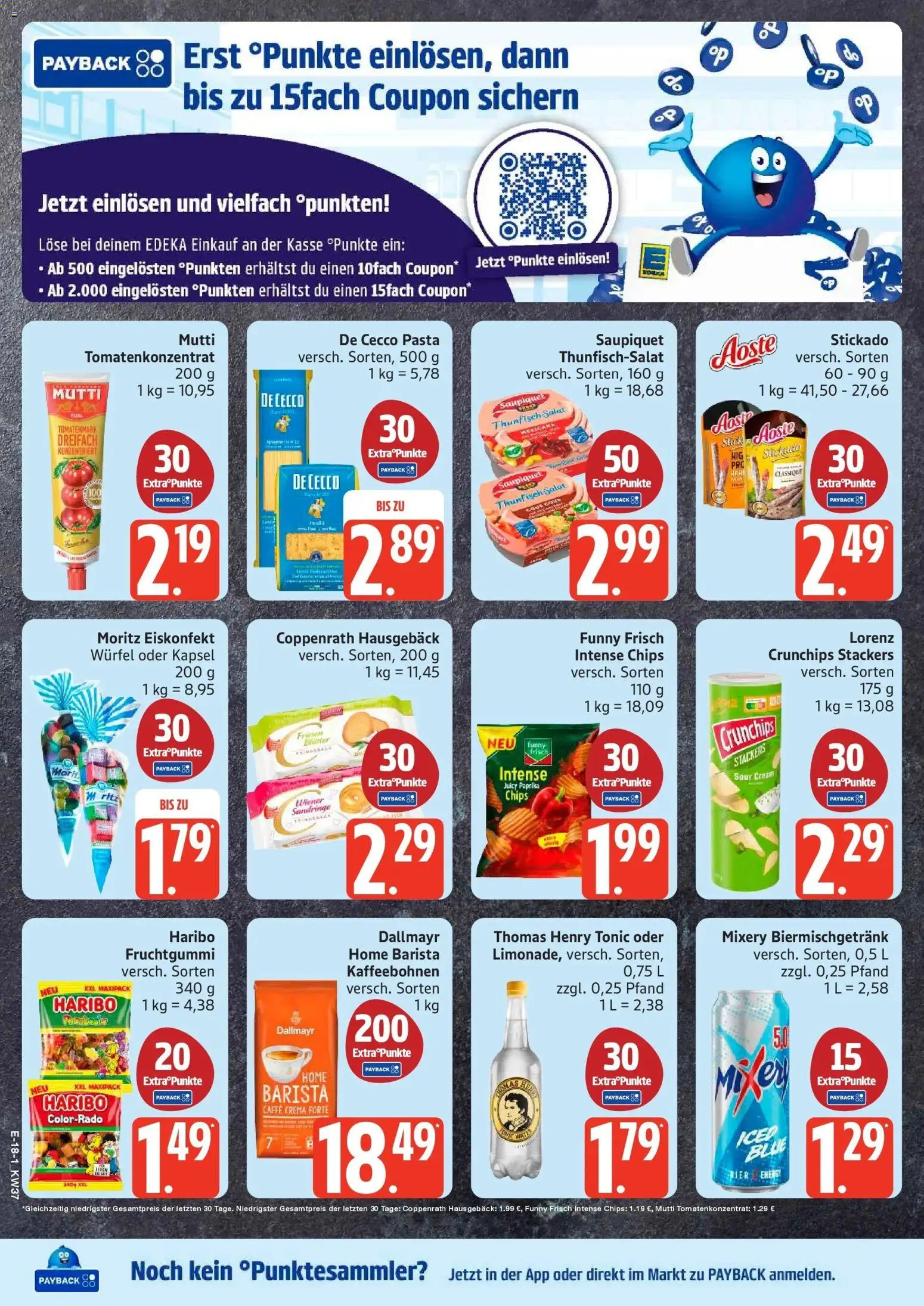 Edeka Prospekt Elmshorn (ab 07.09.2026) » Angebote Online | Seite: 22 | Produkte: Haribo, Thunfisch, Paprika, Pasta