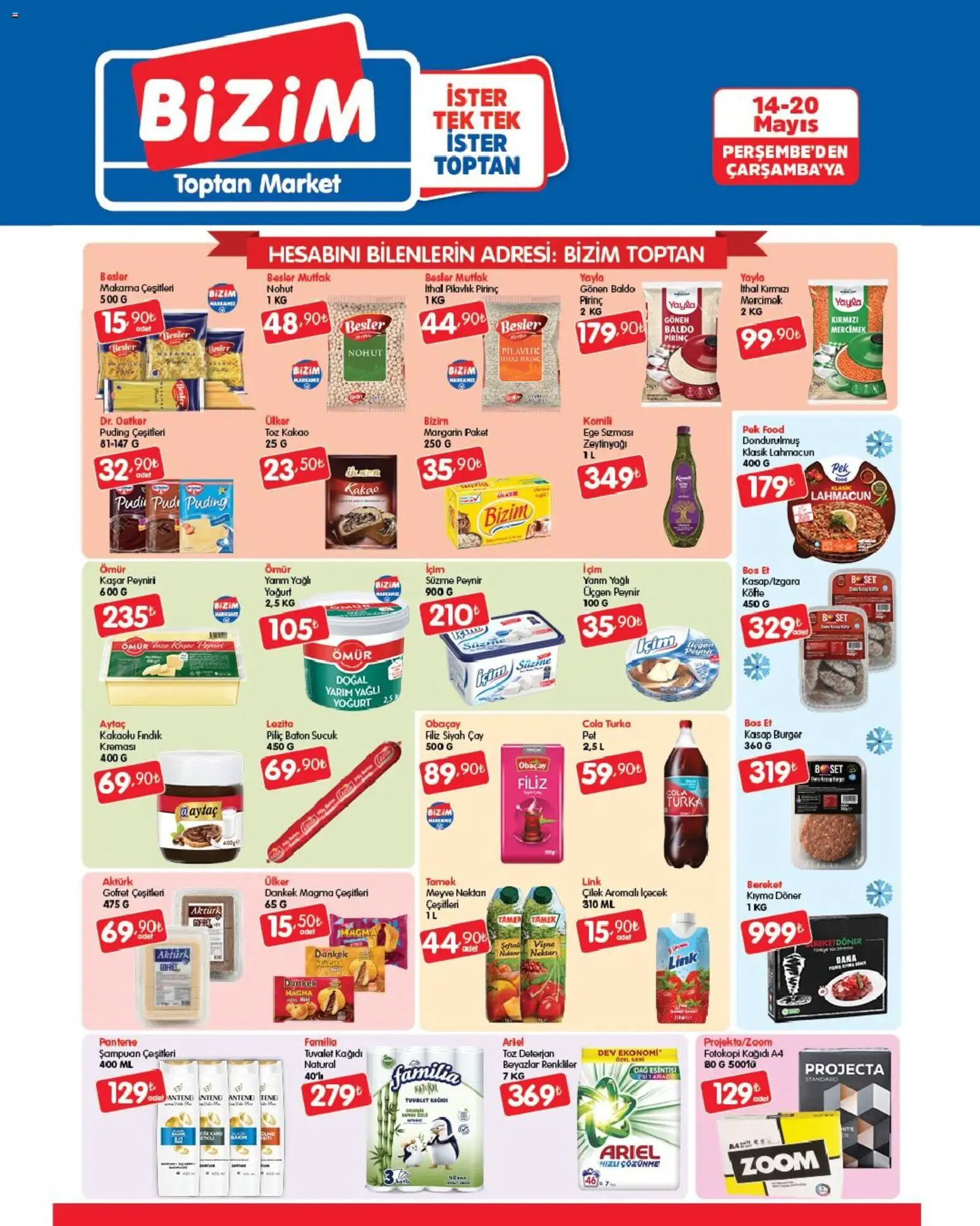 Bizim Toptan Katalog - 14.05.2026 tarihinden itibaren geçerlidir | Sayfa: 1
