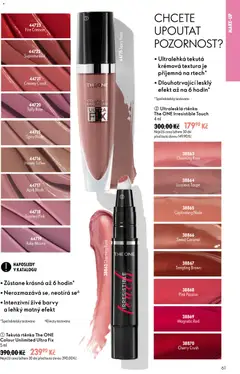 Náhled letáku Oriflame katalog č. 09/2026 od 17.06.2026 | Strana: 61 | Produkty: Makeup, Barvy, Rtěnka