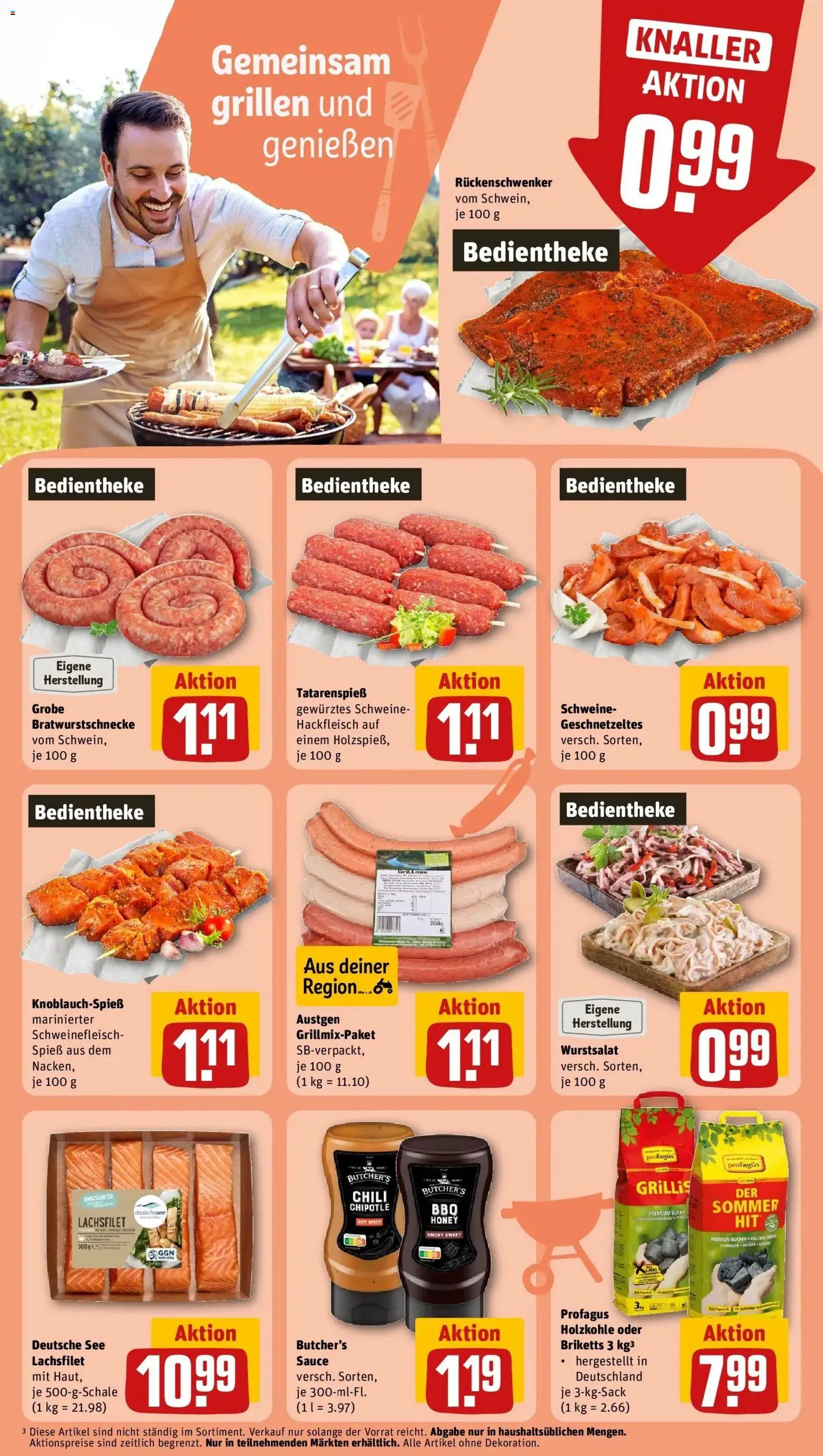 REWE Prospekt ab 10.08.2026 zum Blättern » Angebote | Seite: 21 | Produkte: Chili, Schweinefleisch, Hackfleisch
