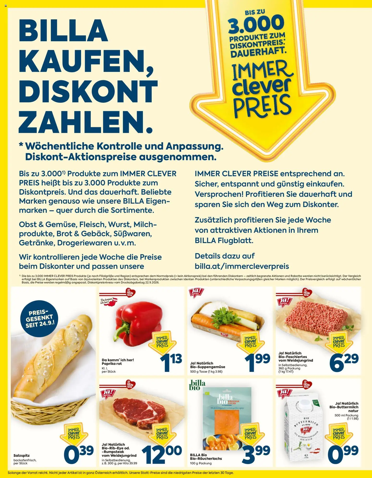 Billa AT akciós ujság - amely érvényes a következő dátumtól: 2026.10.08. | Oldal: 2 | Termékek: Paprika, Dió