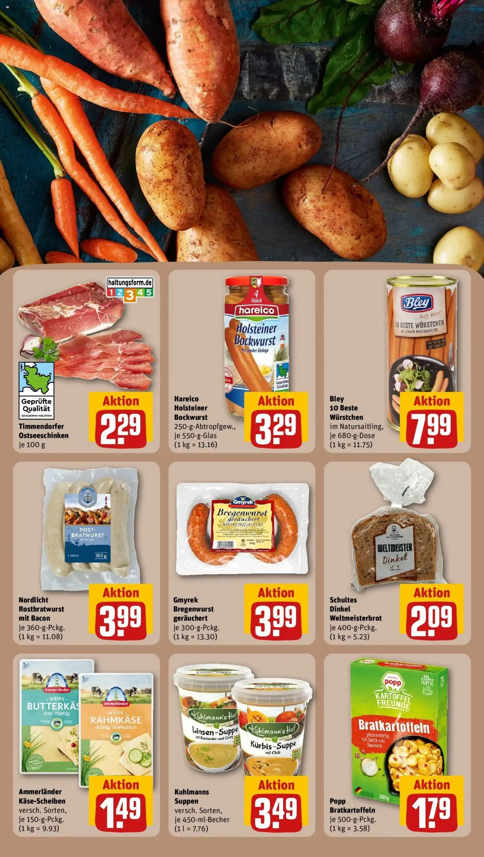 REWE Prospekt ab 26.10.2026 zum Blättern » Angebote | Seite: 25 | Produkte: Bockwurst, Bratwurst, Zwiebeln, Chili