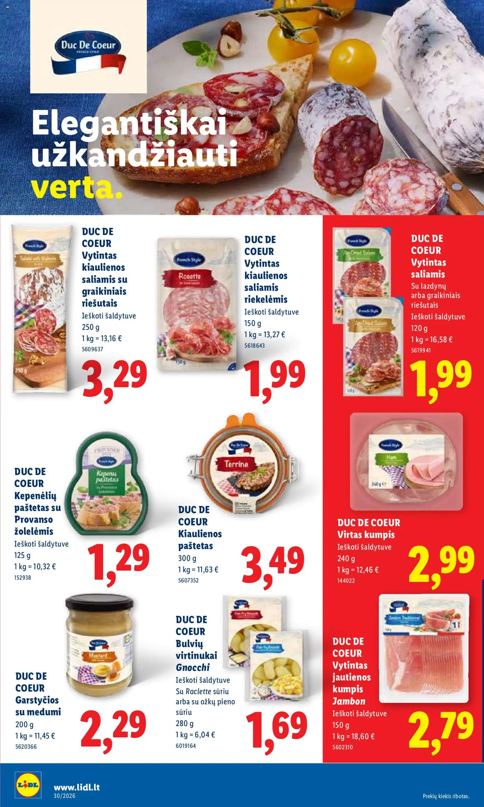 LIDL akcijos nuo 2026.07.20 | Puslapis: 36 | Prekių: Agurkai, Majonezas, Džiūvėsėliai, Padažas