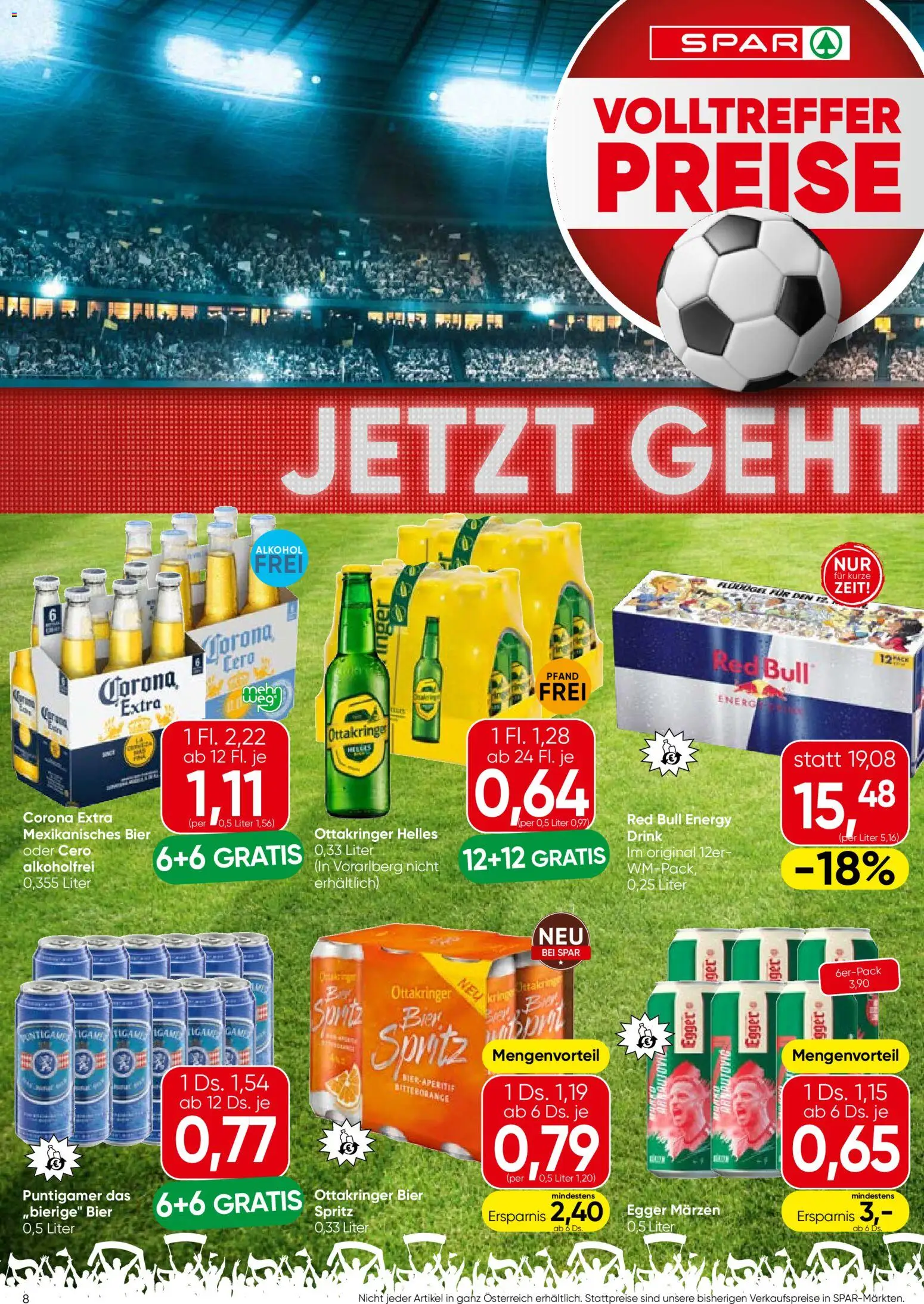Spar - Steiermark gültig ab 03.06.2026 | Seite: 8 | Produkte: Bier