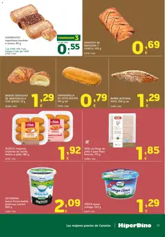 Vista previa HiperDino folleto válido desde el 21/07/2026 | Página: 17 | Productos: Queso, Croissant, Manzana, Συσκευή ροής