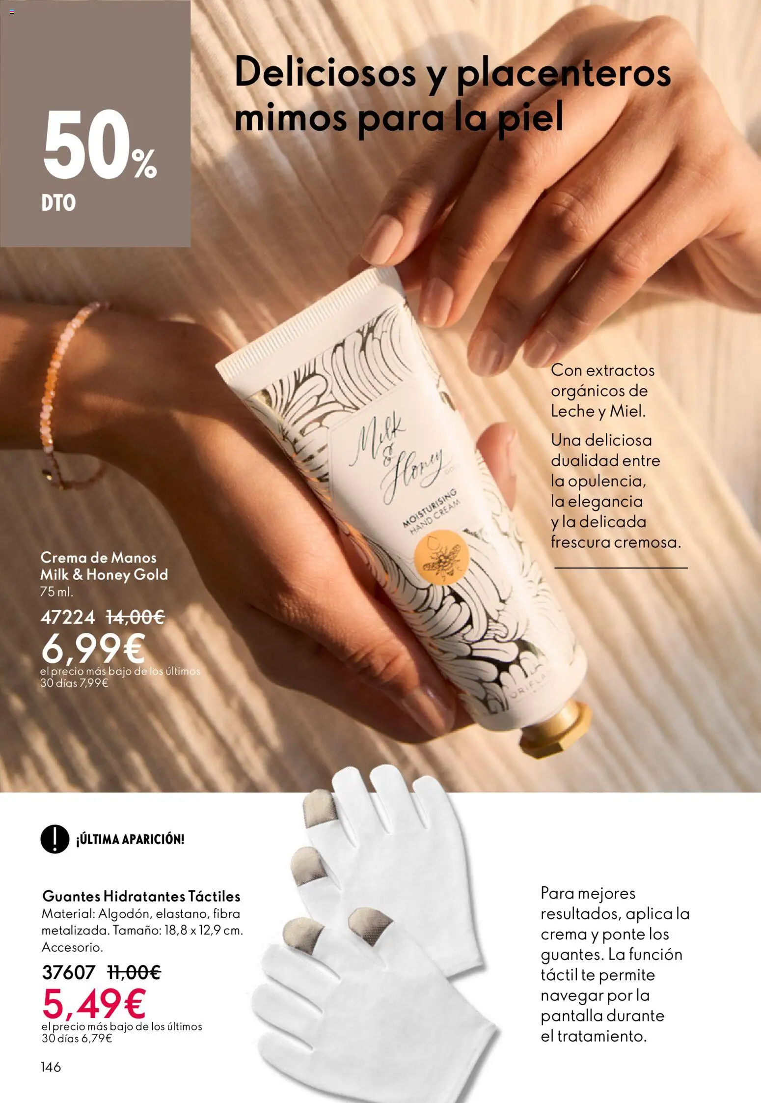 Oriflame - Catálogo Campaña 4 │ válido desde el 11.03.2026 | Página: 146 | Productos: Leche, Guantes, Crema, Té
