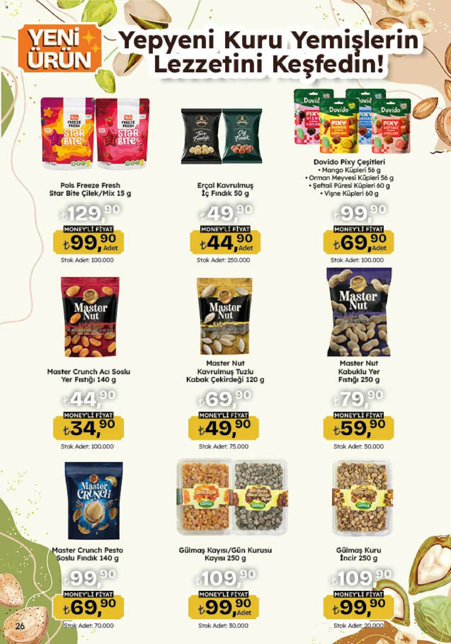 Migros Katalog - 5M Migroskop Dijital - 20 Ağustos 2026 tarihinden itibaren geçerlidir | Sayfa: 26 | Ürünler: Vişne, Yer fıstığı, Kayısı, Mango