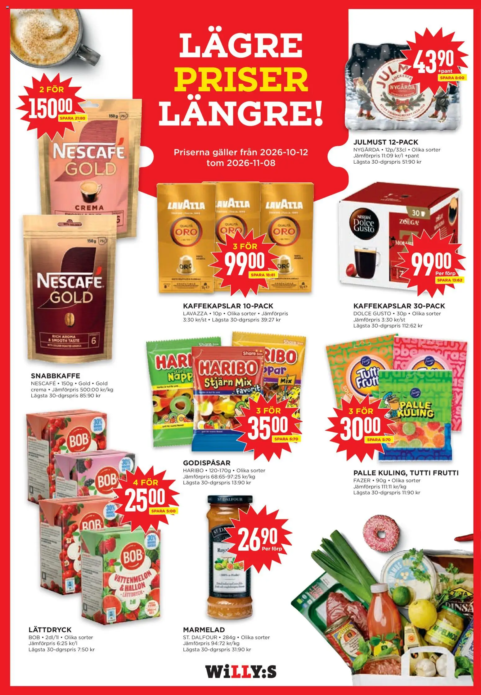 Willys reklamblad aktuell från 12/10/2026 | Sida: 12