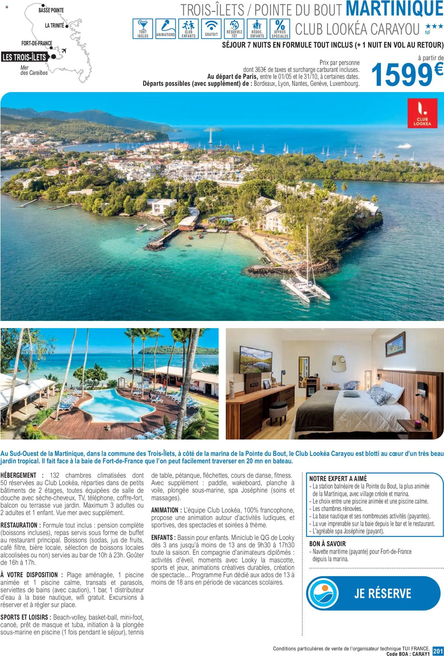 {H1} | Page: 201 | Produits: Boissons, Piscine, Jus, Serviettes