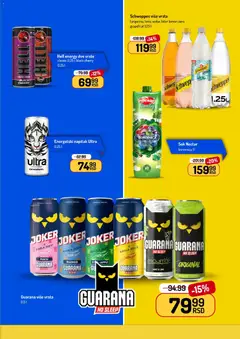 Aman katalog - pregled Aman kataloga - važi od 08.06.2026 | Strana: 21 | Proizvode: Hell, Borovnica, Schweppes, Guarana