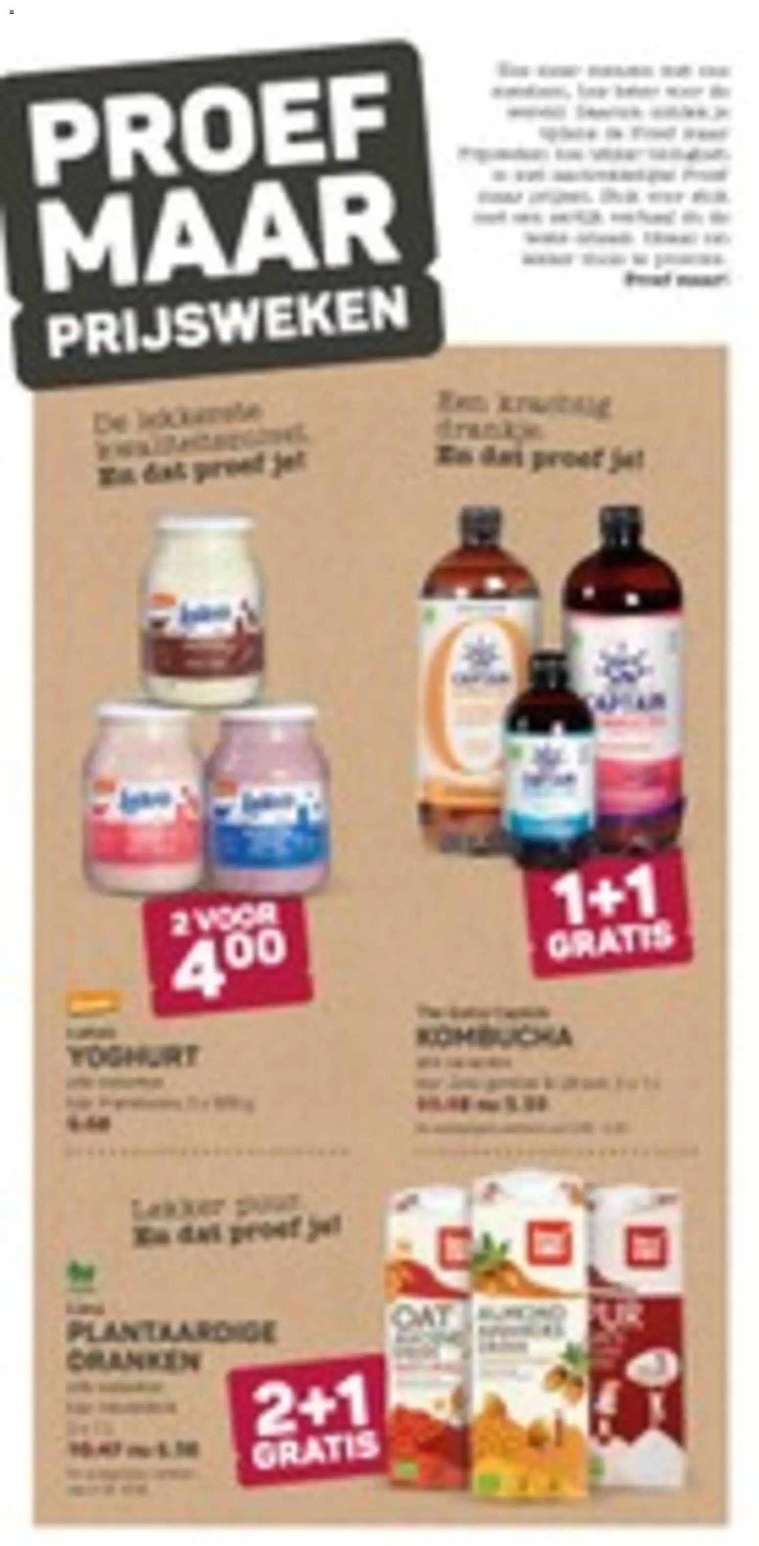 {H1} | Pagina: 2 | Producten: Yoghurt, Plantaardige dranken, Dranken