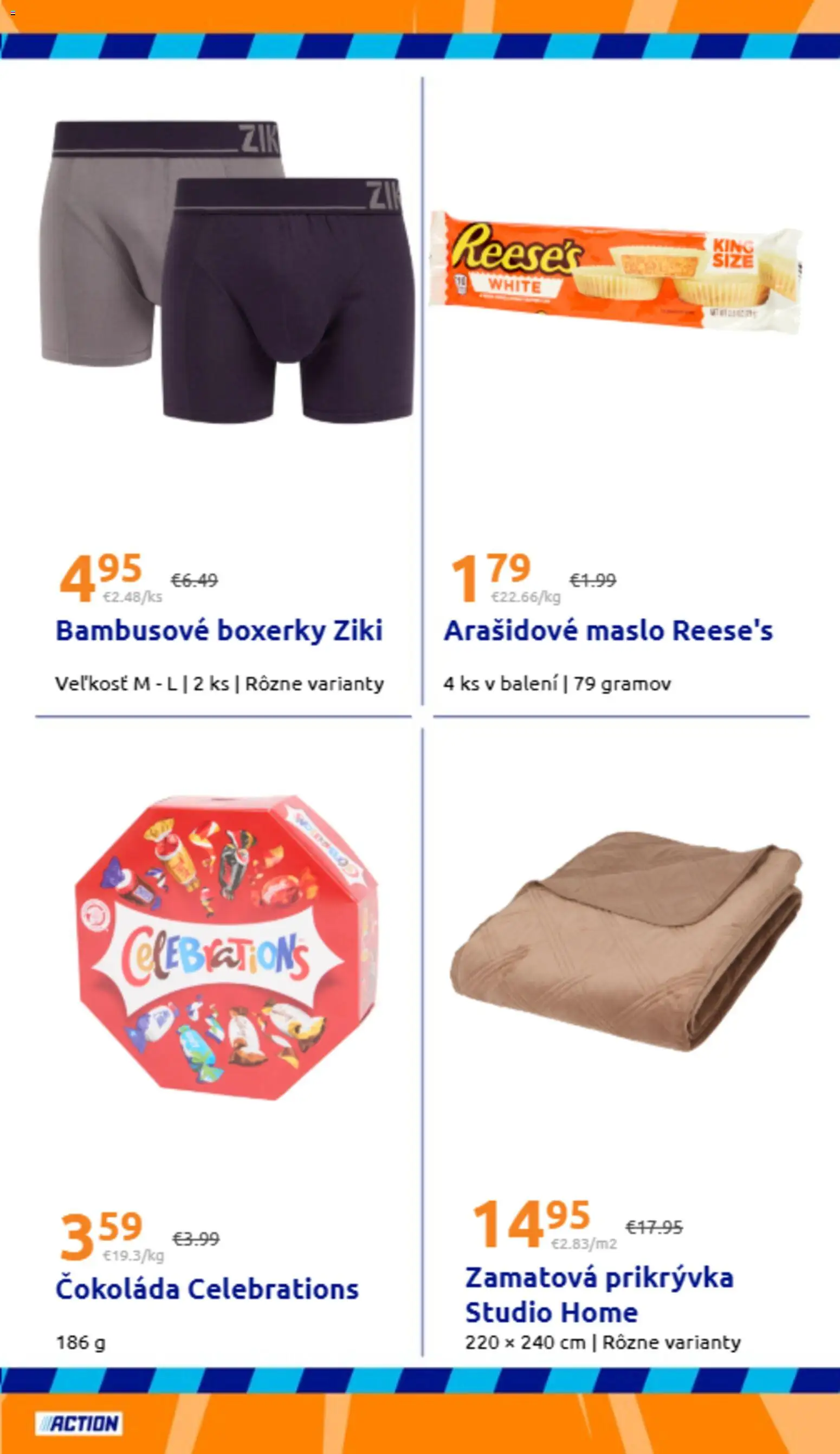 Nové Action akcie – leták je platný od 02.09.2026 | Strana: 25 | Produkty: Maslo, Prikrývka, Arašidové maslo, Čokoláda
