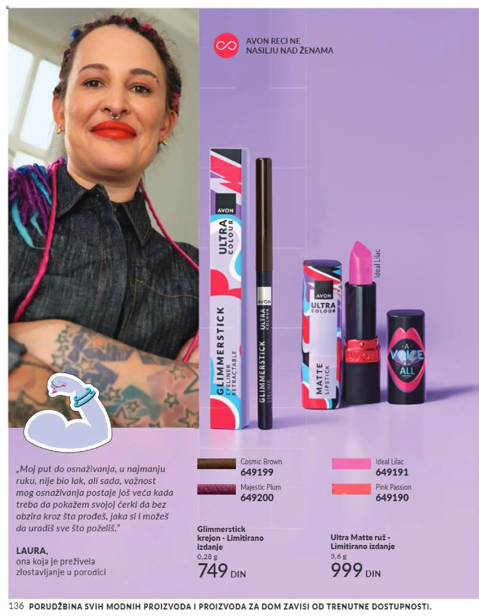AVON katalog - važi od 01.09.2026 | Strana: 136 | Proizvode: Sto