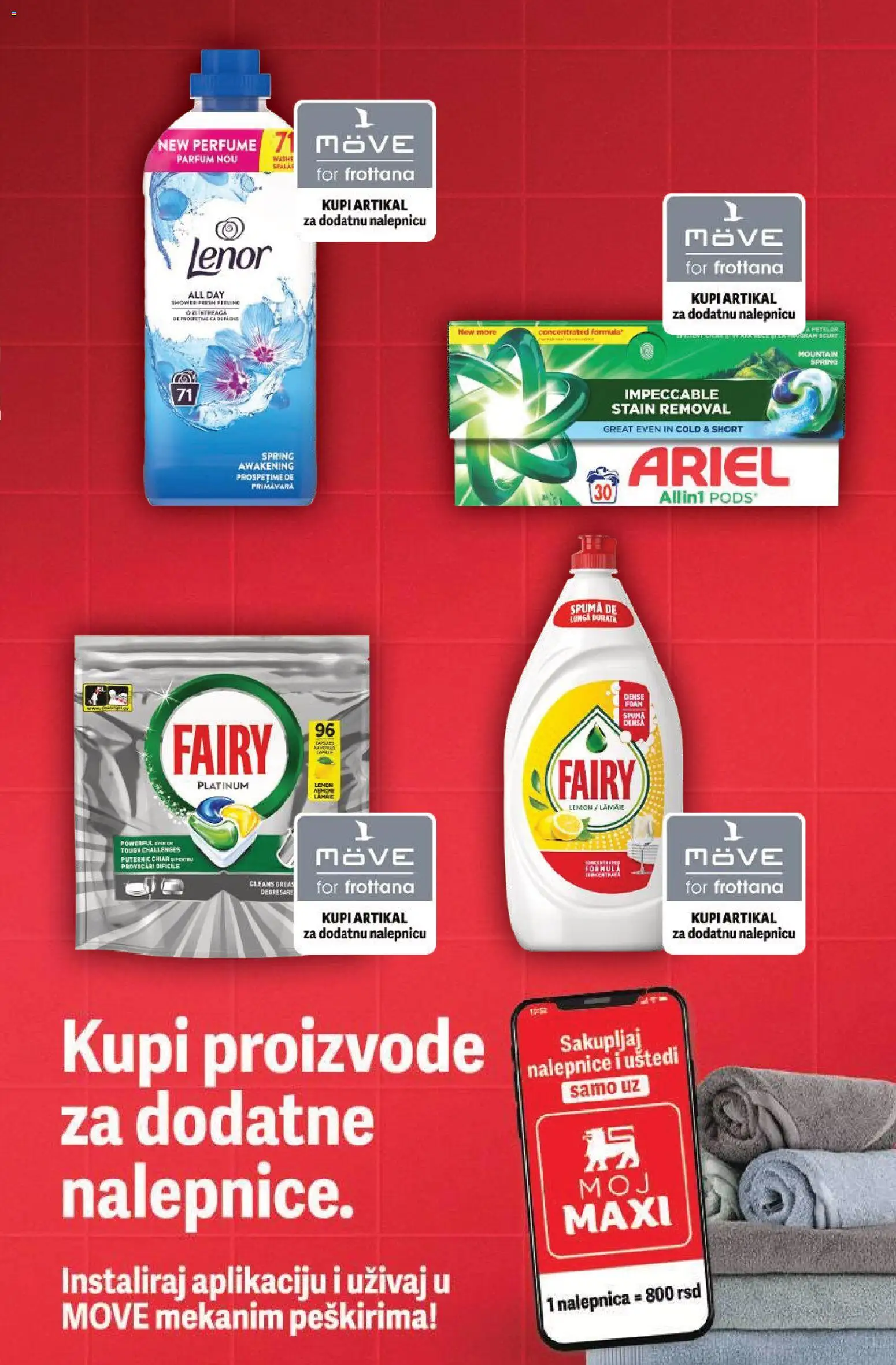 Maxi katalog - važi od 28.05.2026 | Strana: 5 | Proizvode: Ariel, Lenor