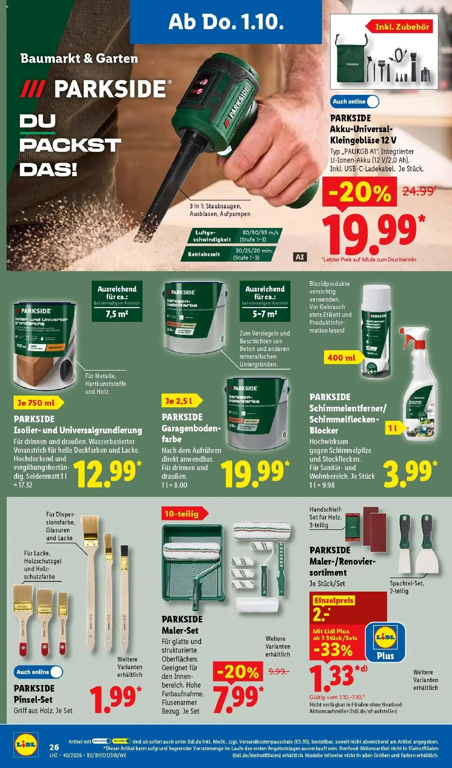Lidl Prospekt Künzell (ab 28.09.2026) zum Blättern » Angebote | Seite: 42 | Produkte: Primer