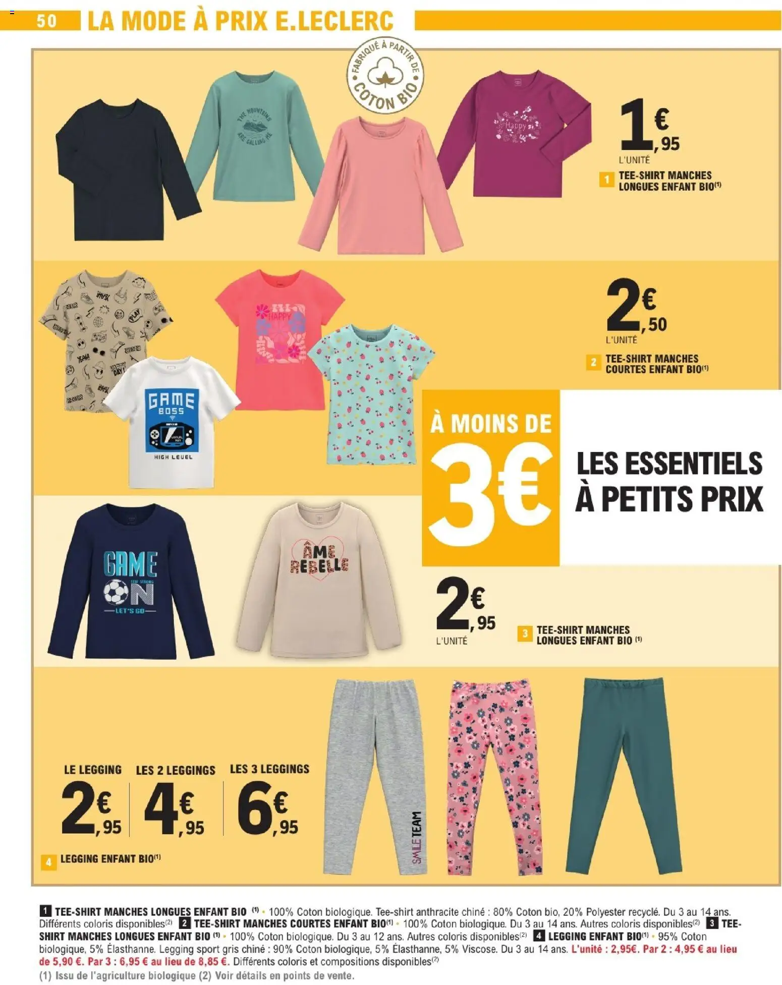 {H1} | Page: 50 | Produits: Coton, Leggings