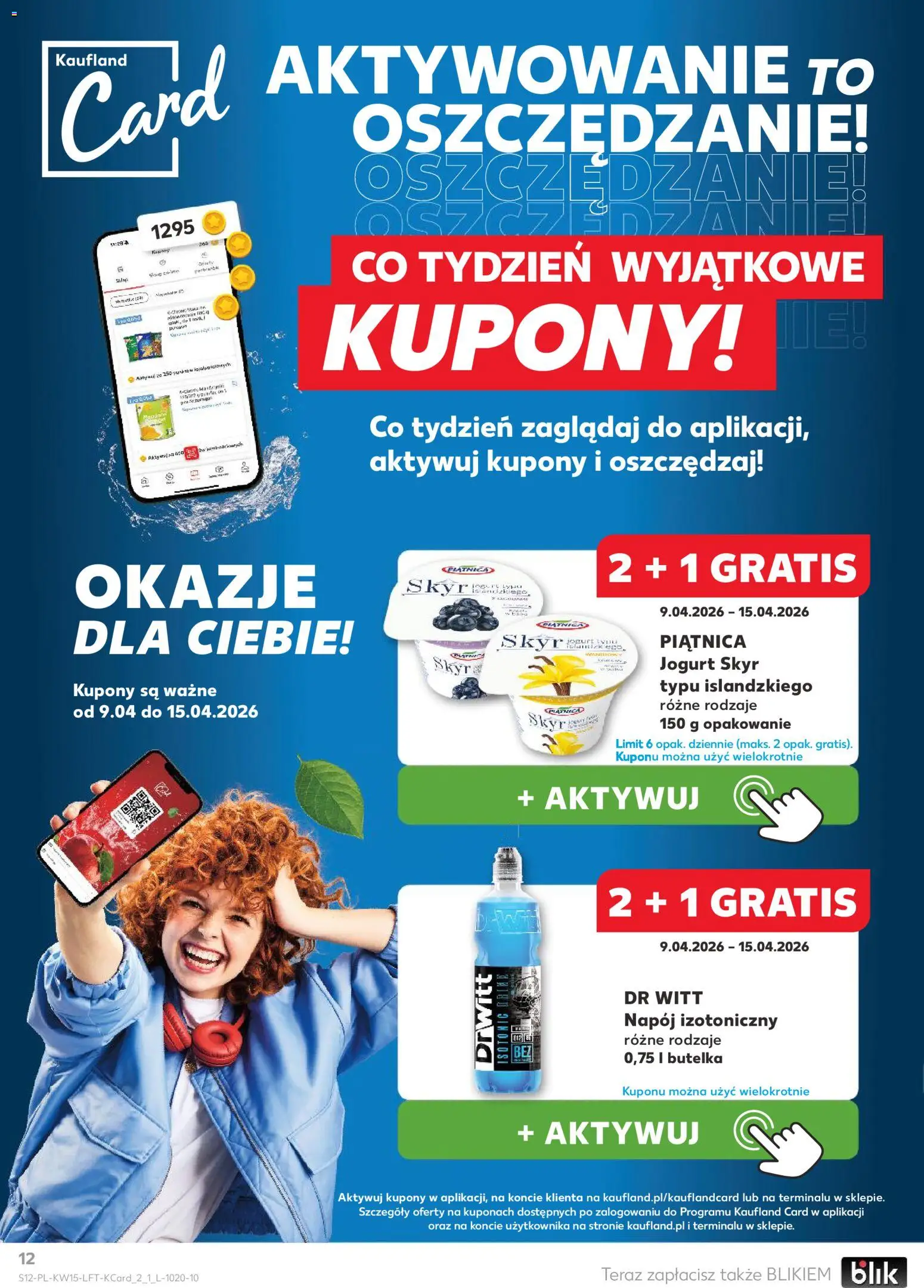 Kaufland gazetka od 09.04.2026 | Strona: 12 | Produkty: Jogurt, Skyr