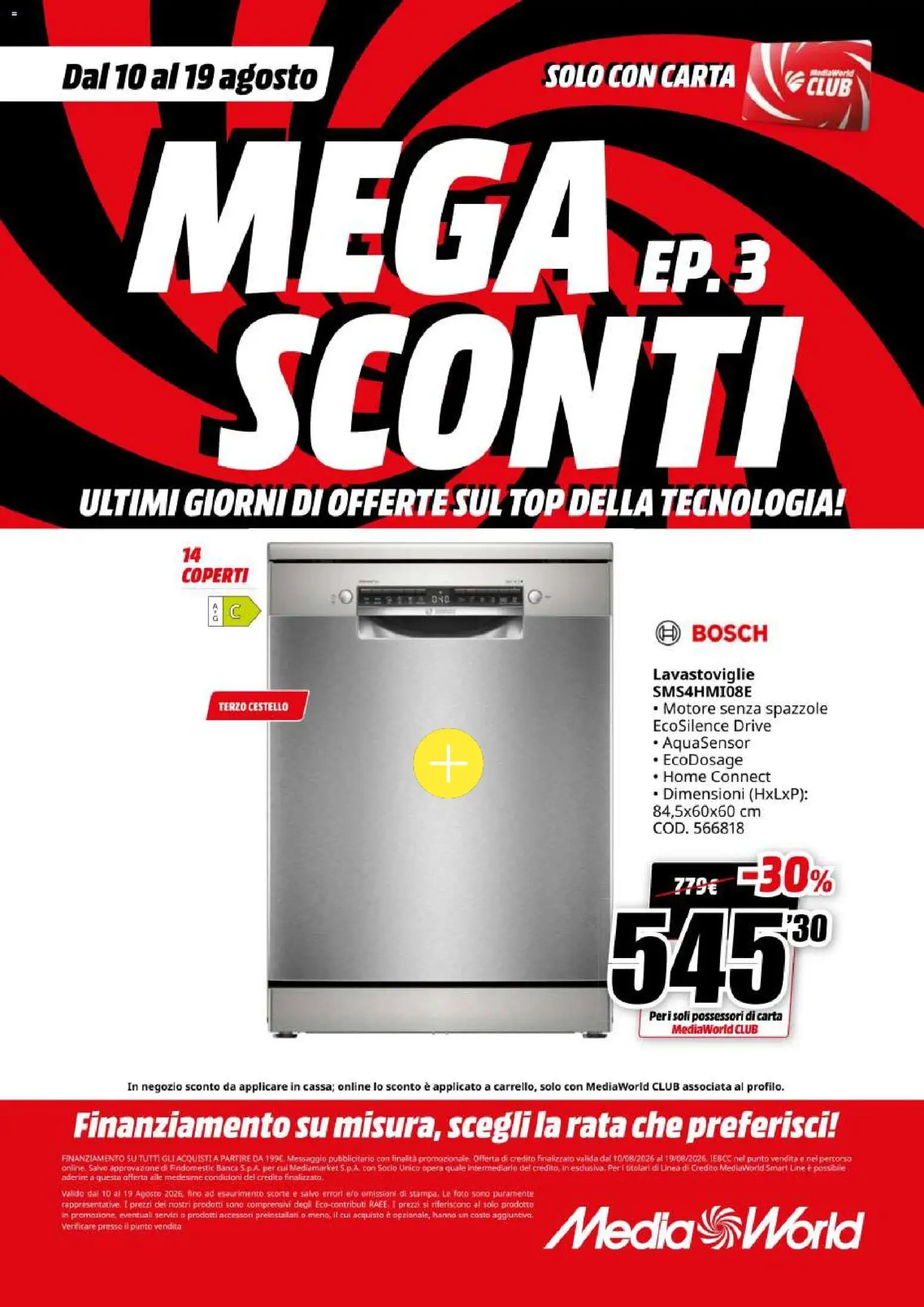 Volantino Media World del 10/08/2026 | Pagina: 42