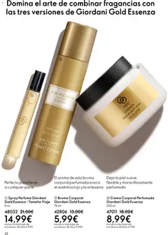 Vista previa Oriflame - Catálogo Campaña 8 válido desde el 03.06.2026 | Página: 28 | Productos: Perfume, Crema, Body