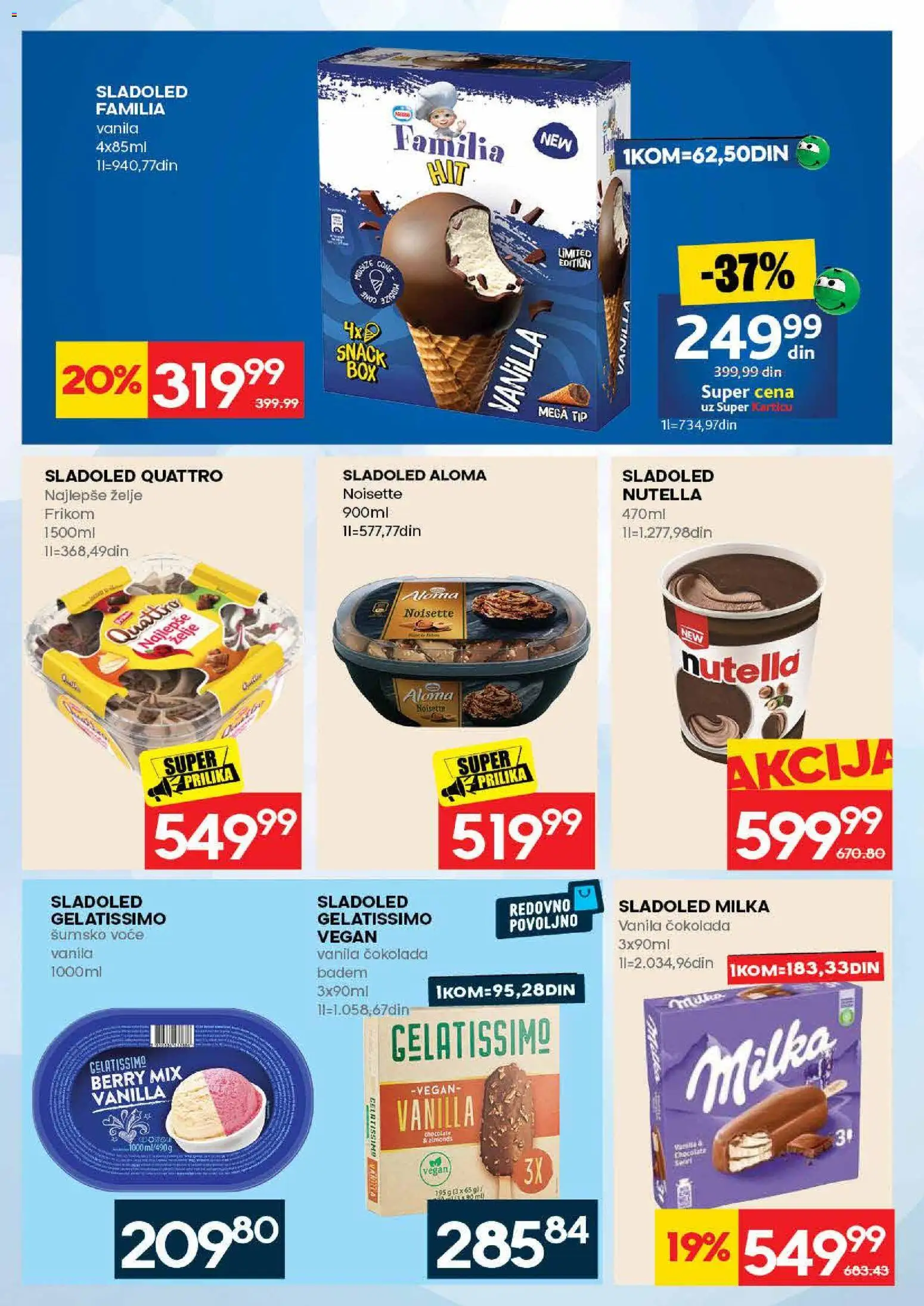 Idea katalog - važi od 28.05.2026 | Strana: 12 | Proizvode: Milka, Badem, Sladoled, Nutella