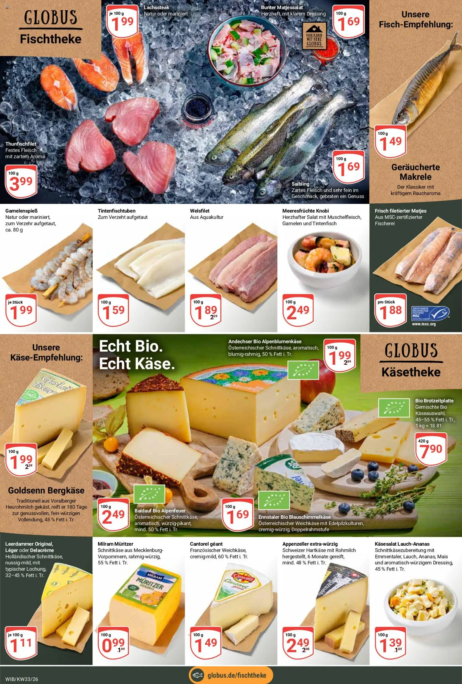 Globus Prospekt Wiesbaden-Nordenstadt – gültig ab 10.08.2026 | Seite: 11 | Produkte: Dressing, Tintenfisch, Milram, Makrele
