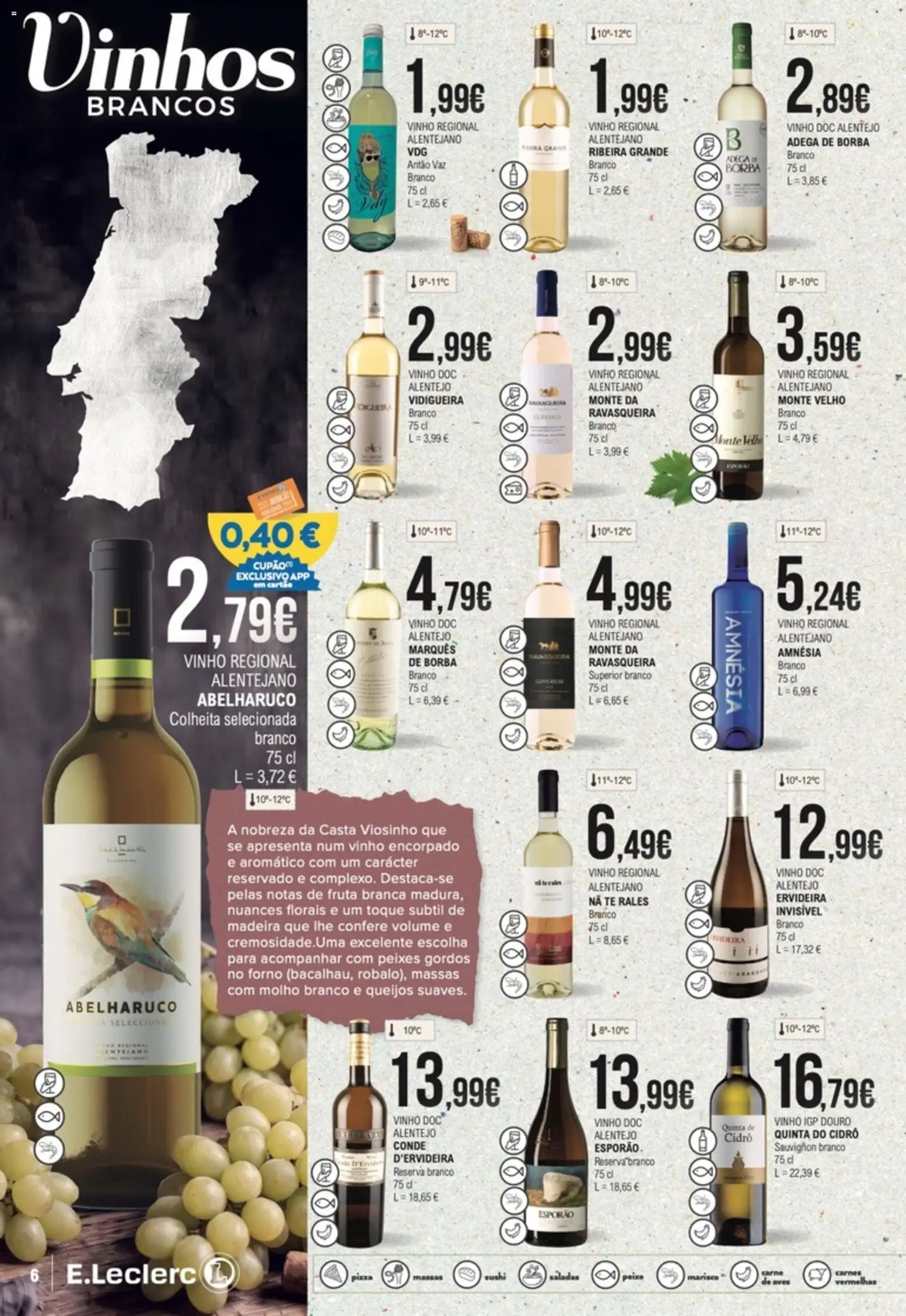 E.Leclerc folheto Feira dos Vinhos │ válido de 01/10/2026 | Página: 6 | Produtos: Forno, Saladas, Vinho, Peixe