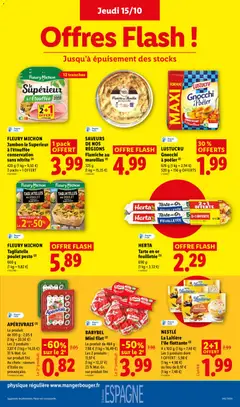 LIDL - Prévisualisation de FLEURY MICHON Jambon le Superieur à l'étouffée conservation sans nitrite, 420 g (1 kg = 9,50 €) 2 packs + 1 OFFERT valide à partir de 15/10/2026 | Page: 19