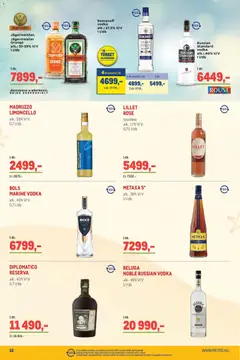 Metro Nyári katalógus 2026/06 - amely érvényes a következő dátumtól: 01.06.2026 | Oldal: 12 | Termékek: Jägermeister, Metaxa, Vodka