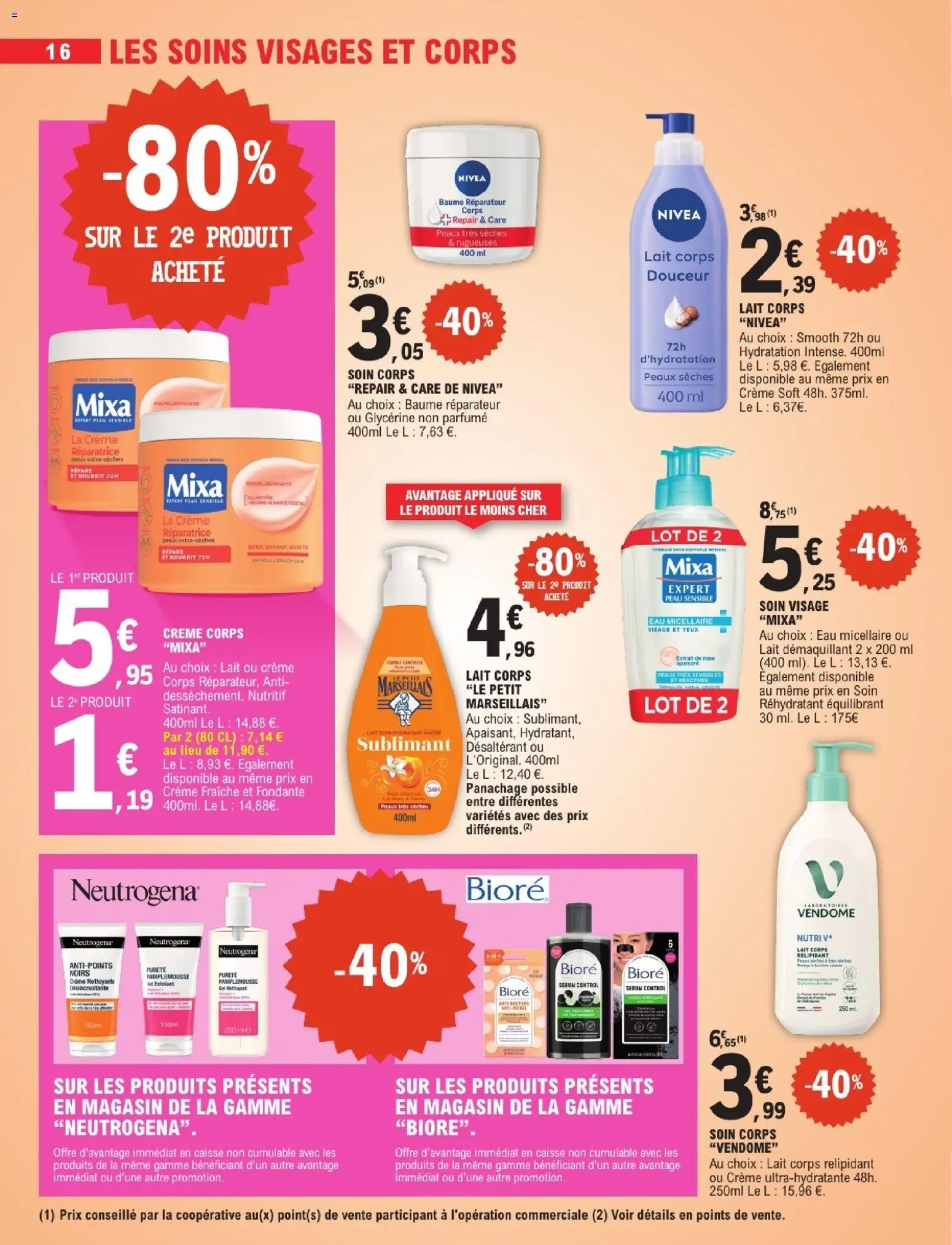 {H1} | Page: 16 | Produits: Pamplemousse, Exfoliant, Crème fraiche, Crème