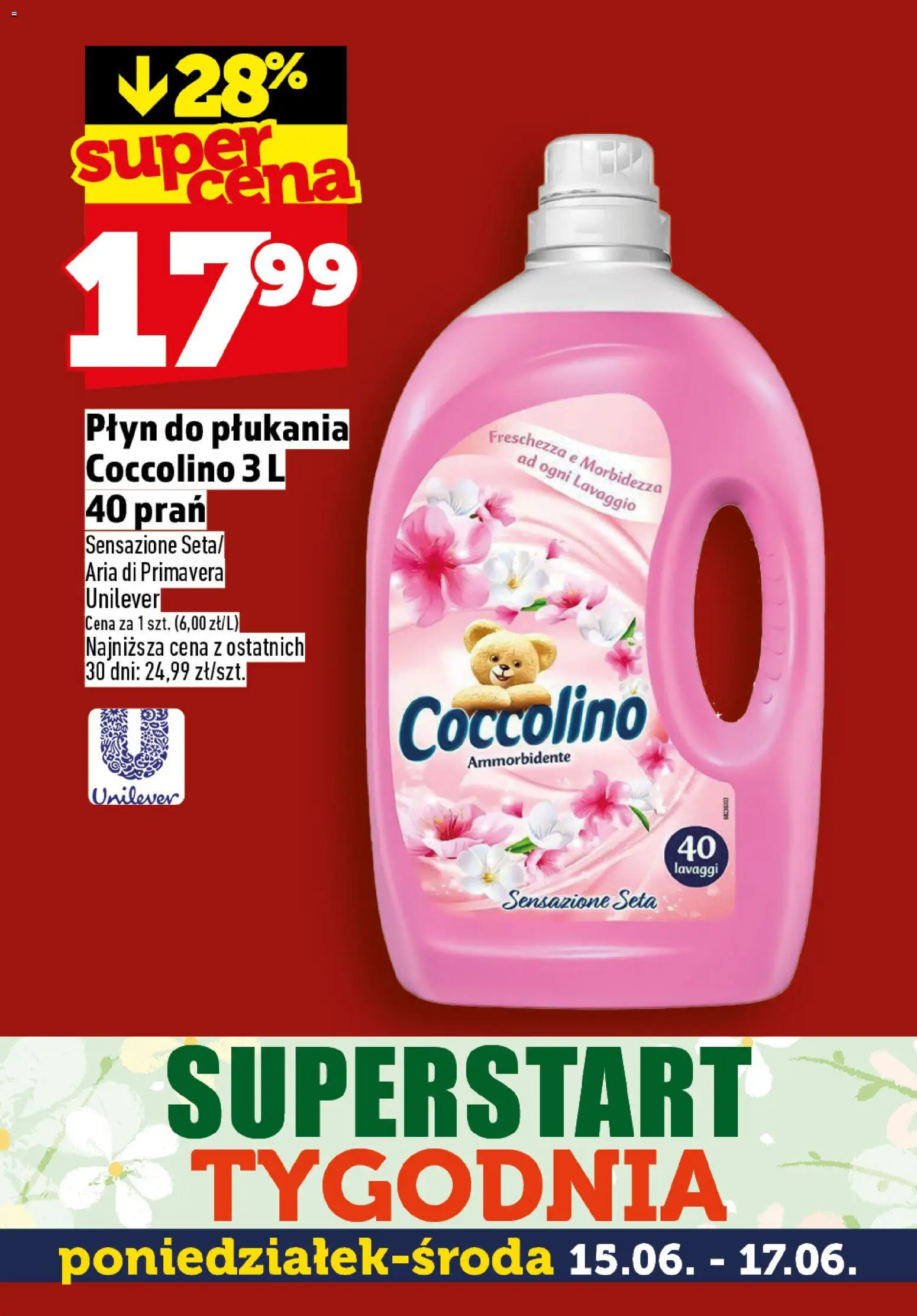 Topaz gazetka - Superstart tygodnia od 15.06.2026 | Strona: 6 | Produkty: Coccolino