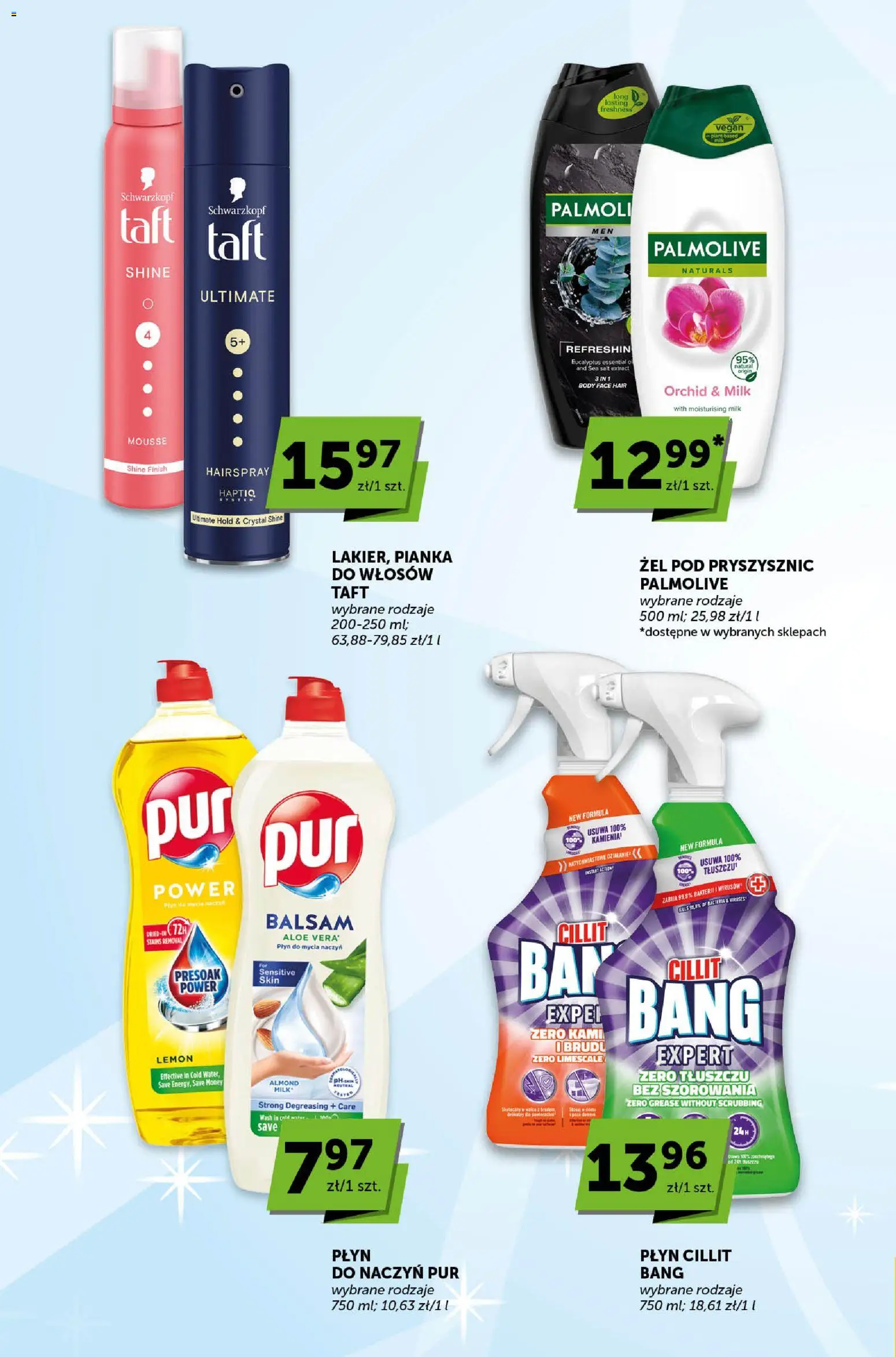 Groszek gazetka - Katalog od 17.09.2026 | Strona: 12 | Produkty: Cillit bang, Body, Finish, Płyn do mycia naczyń