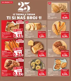 Pecivo Graham, od cjelovitog zrna, 75 g - Pregled kataloga iz trgovine Kaufland, vrijedi od 01.07.2026 | Stranica: 6