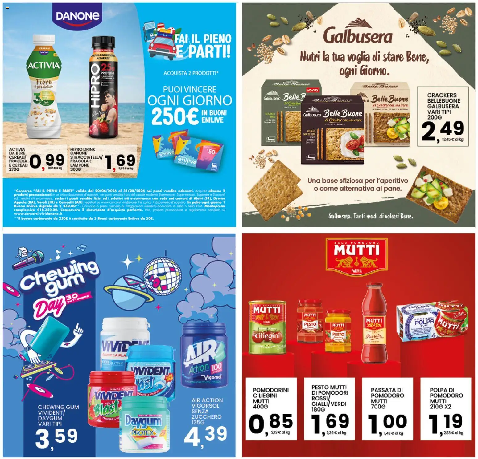Volantino Interspar del 20/08/2026 | Pagina: 26 | Prodotti: Zucchero, Pomodori, Cracker, Mais