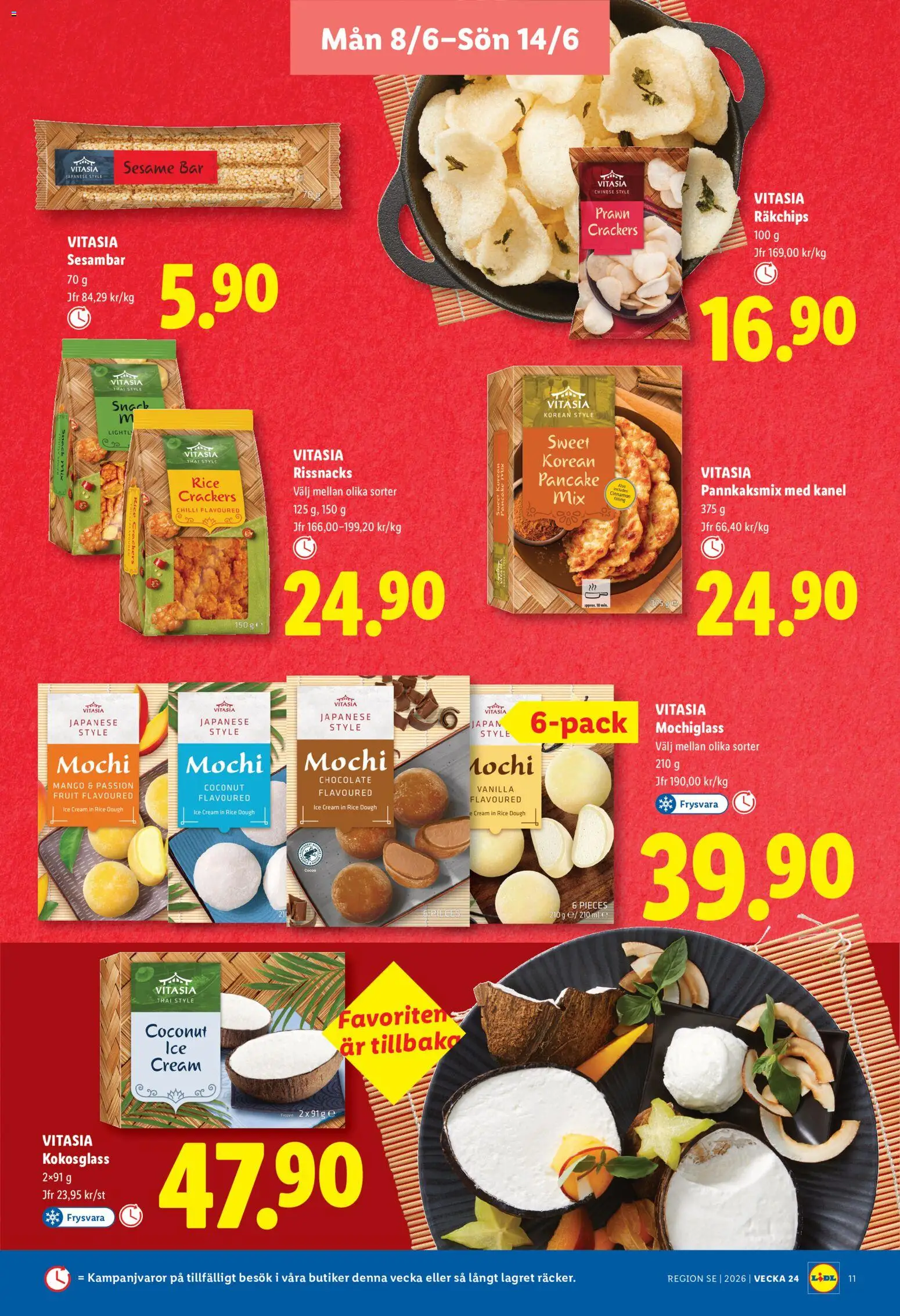 Lidl reklamblad aktuell från 08.06.2026 | Sida: 11 | Produkter: Kanel, Mango