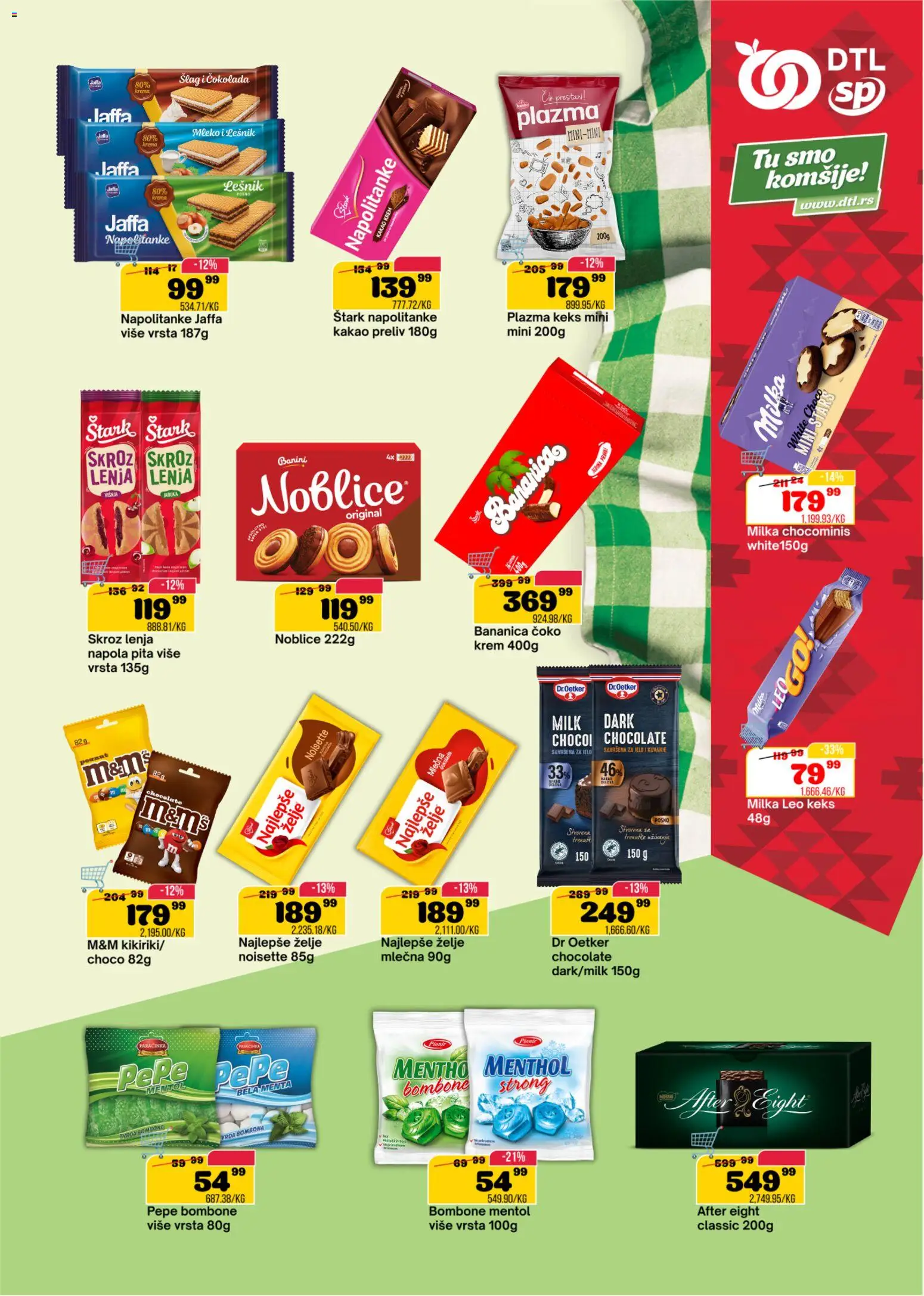 Senta Promet katalog - važi od 23.09.2026 | Strana: 9 | Proizvode: Kakao, Keks, Pita, Čokolada