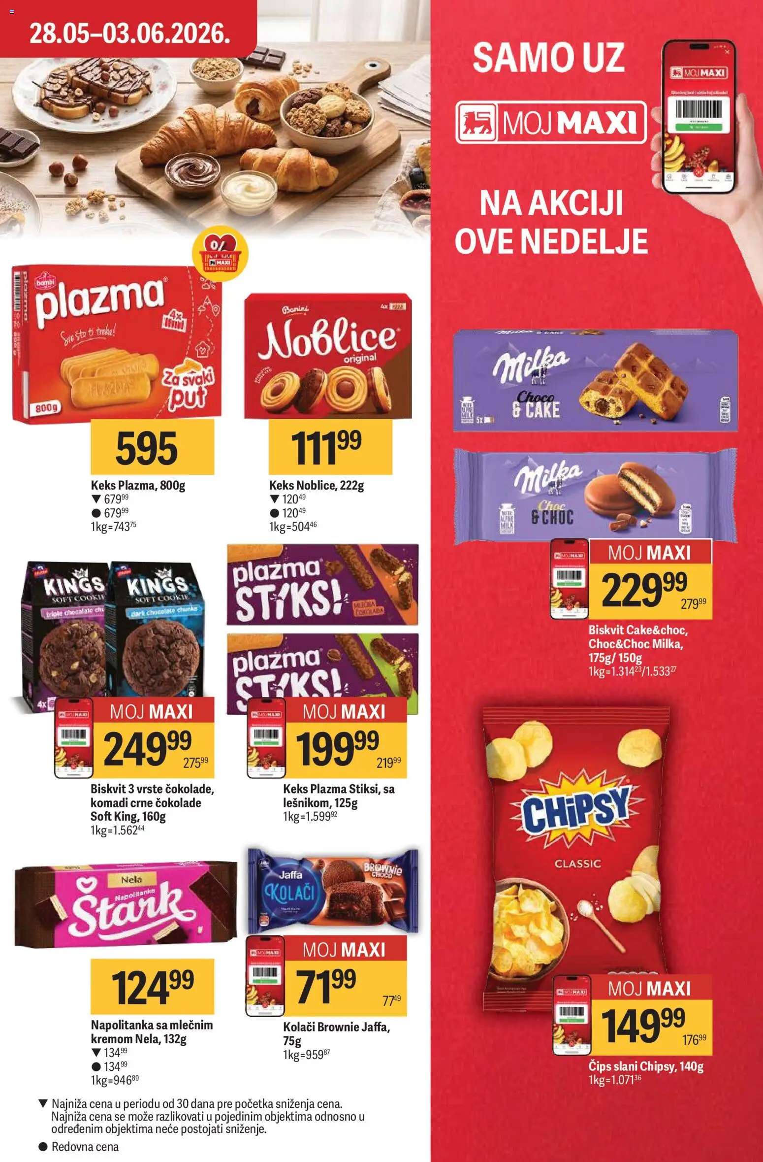 Maxi katalog - važi od 28.05.2026 | Strana: 25 | Proizvode: Milka, Keks, Plazma, Noblice