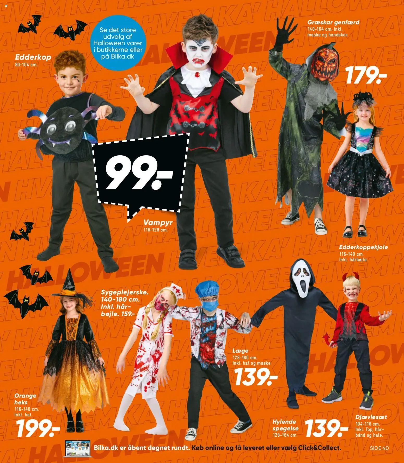 Bilka tilbudsavis – gyldig fra 25/09/2026 | Side: 9 | Produkter: Maske, Græskar, Hat