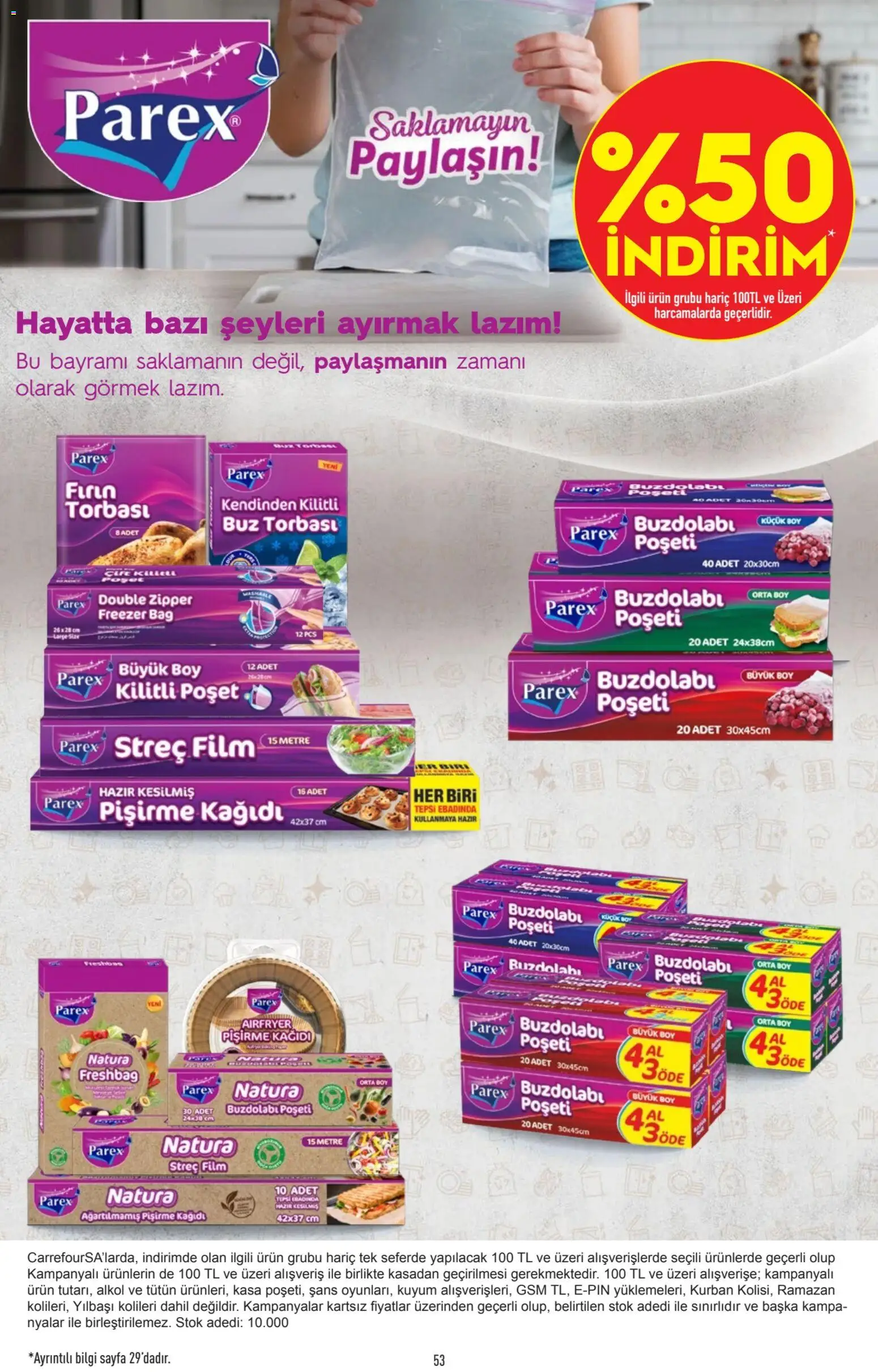 CarrefourSA Katalog - 18.05.2026 tarihinden itibaren geçerlidir | Sayfa: 53 | Ürünler: Tepsi, Kasa, Buzdolabı, Fırın