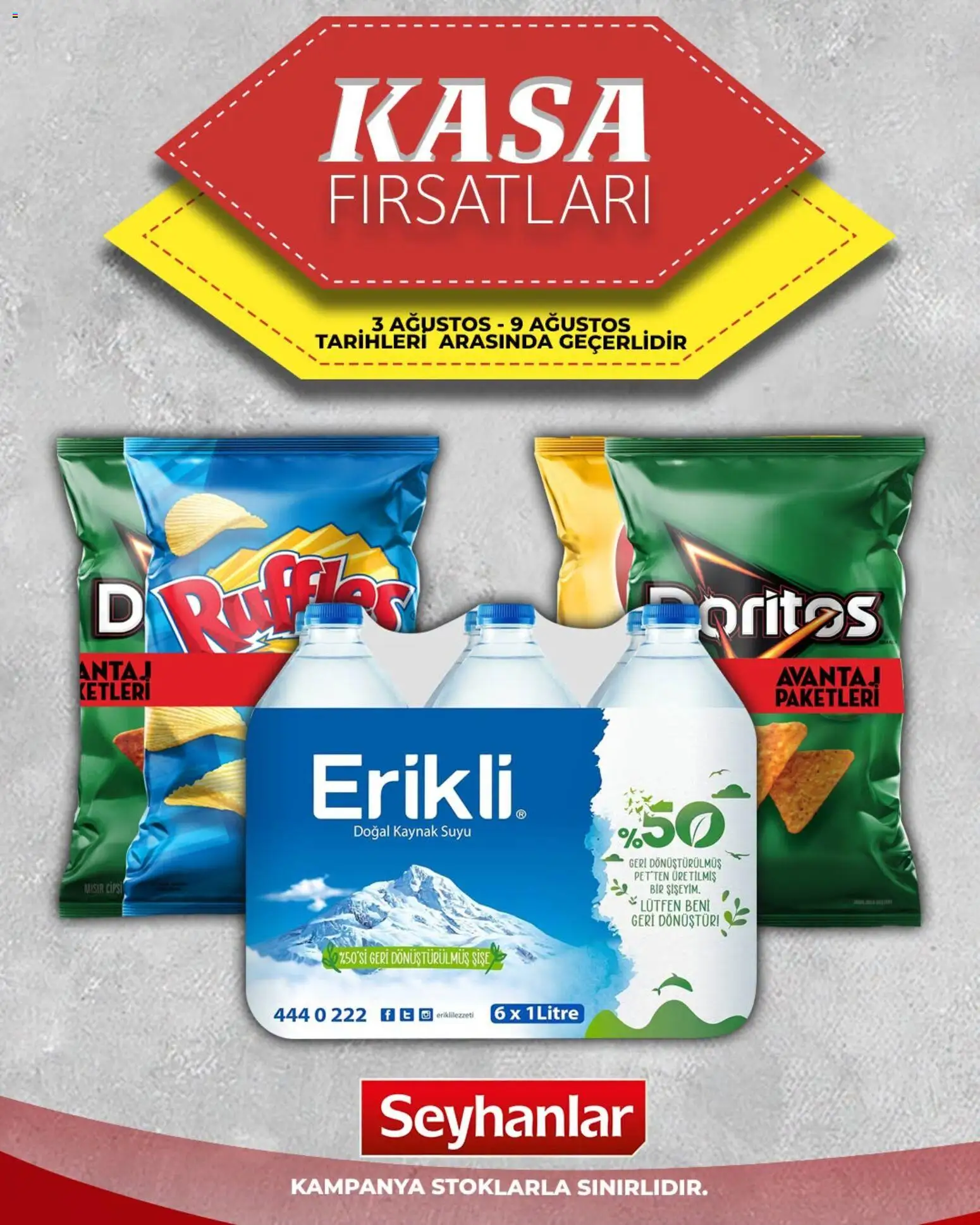 Seyhanlar Market - Katalog Kasa Fırsatları - 03 Ağustos 2026 tarihinden itibaren geçerlidir | Sayfa: 1