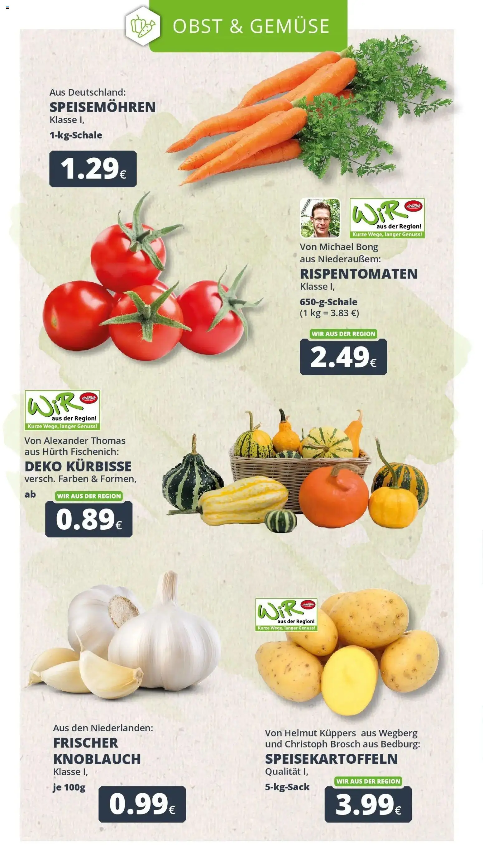 REWE Prospekt ab 14.09.2026 zum Blättern » Angebote | Seite: 11 | Produkte: Gemüse, Obst, Knoblauch