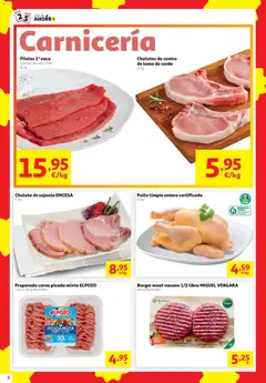 Vista previa Alcampo folleto válido desde el 08/10/2026 | Página: 2 | Productos: Carne picada mixta, Cerdo, Carne, Pollo